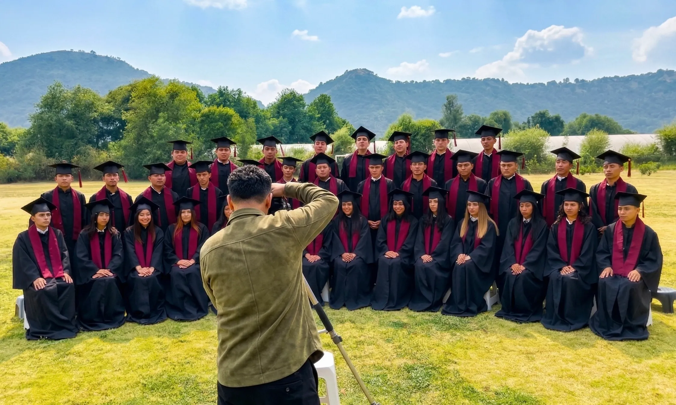 Director en ceremonia